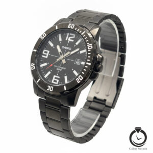 ساعت مردانه کاسیو مشکی casio-mtp-vd01b-1b