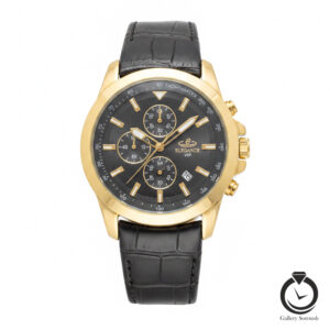 ساعت مردانه الگانس مشکی طلایی مشکی elegance-1387-mb-gb