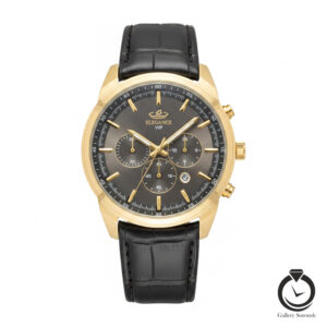 ساعت مردانه الگانس مشکی طلایی مشکی elegance-1403-mb-gb