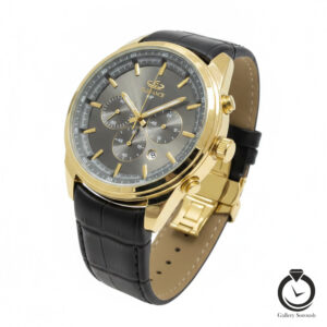 ساعت مردانه الگانس مشکی طلایی مشکی elegance-1403-mb-gb
