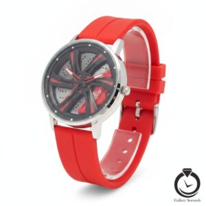 ساعت مردانه الگانس قرمز سیلور elegance-2586-r-sb