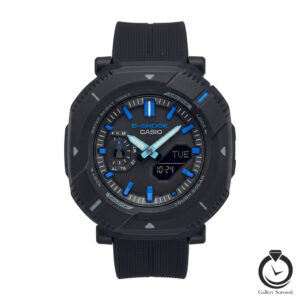 ساعت اسپرت جیشاک مشکی سرمه ای g-shock-2387-bn