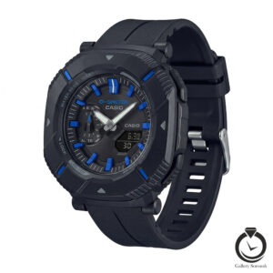 ساعت اسپرت جیشاک مشکی سرمه ای g-shock-2387-bn