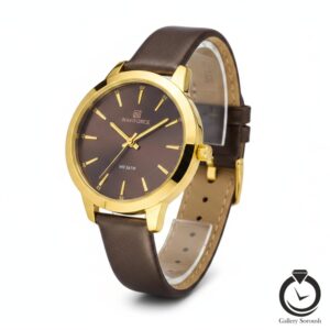 ساعت زنانه نیوی فورس قهوه ای طلایی naviforce-5024-wbr-g