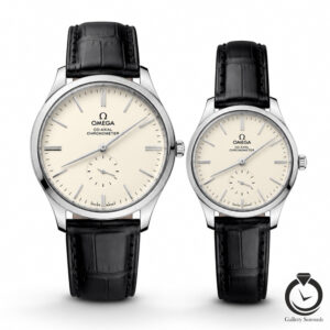 ست ساعت زنانه و مردانه امگا مشکی نقره ای سفید omega-9989-b-sw