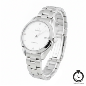ساعت زنانه امگا نقره ای سفید omega-9992-ws-w