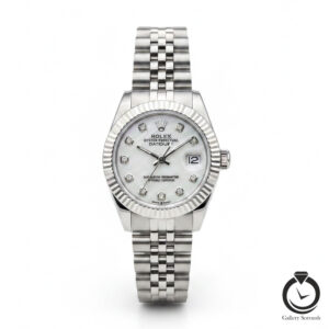 ساعت زنانه رولکس نقره یا سفید صدفی rolex-datejust-1013m-ws-w