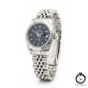 ساعت زنانه رولکس نقره ای سرمه ای rolex-datejust-1022s-ws-n
