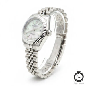 ساعت زنانه رولکس نقره ای سفید صدفی rolex-datejust-1022s-ws-w