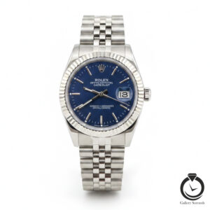 ساعت زنانه رولکس نقره ای سرمه ا ی rolex-datejust-1023m-ws-n