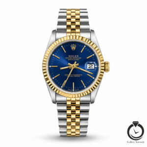 ساعت مردانه رولکس طلایی نقره ای سرمه ای rolex-datejust-1024l-msg-n