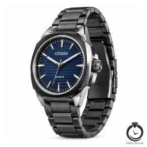 ساعت مردانه سیتیزن مشکی سرمه ای citizen-v192-mb-n