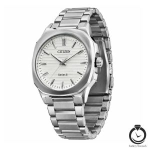 ساعت مردانه نقره ای سفید citizen-v192-ms-w