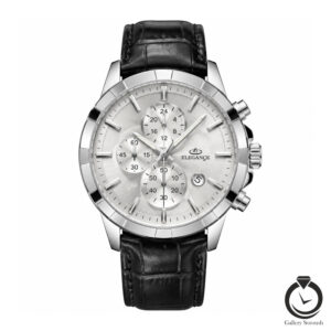 ساعت مردانه الگانس مشکی نقره یا elegance-1392-mb-s