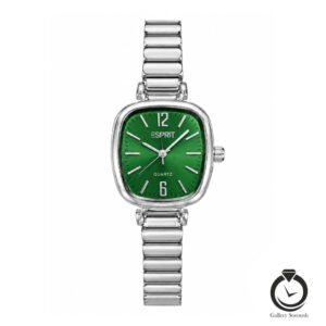 ساعت زنانه اسپریت نقره ای سبز esprit-3040-ws-g