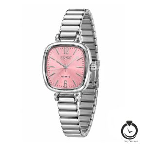 ساعت زنانه اسپریت نقره یا صورتی esprit-3040-ws-p