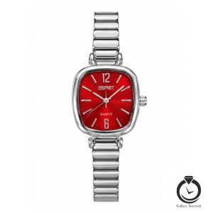 ساعت زنانه اسپریت نقره ای قرمز esprit-3040-ws-r