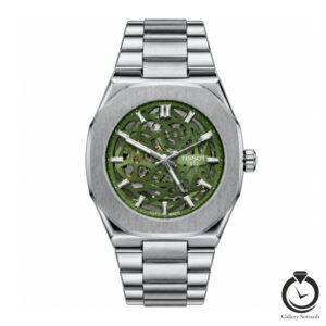 ساعت مردانه فسیل نقره ای سبز fossil-5301-ms-g