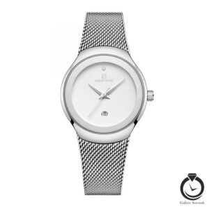 ساعت زنانه نیوی فورس نقره ای سفید naviforce-5004-ws-w