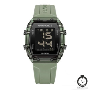 ساعت زنانه نیوی فورس سبز کاجnaviforce-7102-wg