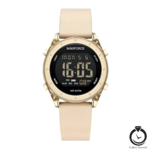 ساعت زنانه نیوی فورس کرم naviforce-7108-wcr