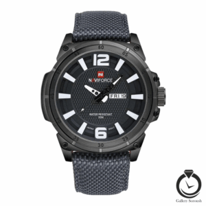 ساعت مردانه نیوی فورس خاکستری مشکی naviforce-9066-mgr-b