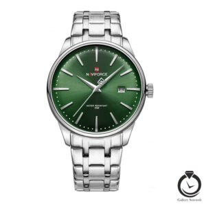 ساعت مردانه نیوی فورس نقره یا سبز naviforce-9230-ms-g
