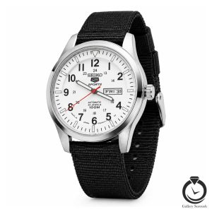 ساعت مردانه سیکو مشکی سفید seiko-0280-mb-sw