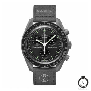 ساعت اسپرت امگا سواچ خاکستری مشکی omegaswatch-so34-gr100