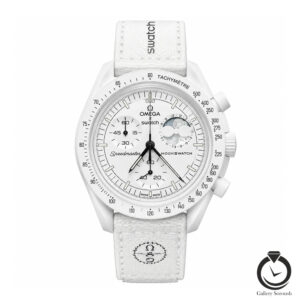 ساعت اسپرت امگا سواچ سفید omegaswatch-so34w100