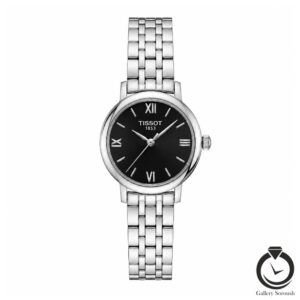 ساعت زنانه تیسوت نقره ای مشکی tissot-3020-ws-b