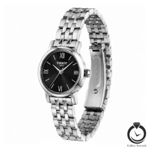 ساعت زنانه تیسوت نقره ای مشکی tissot-3020-ws-b